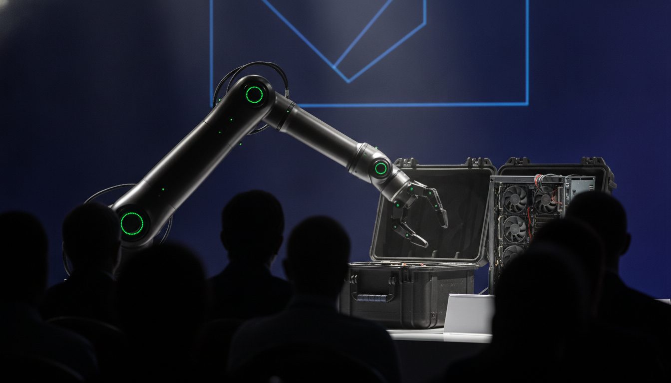Nvidia's Huang Pitches Robotics Plans to Europe in Berlin