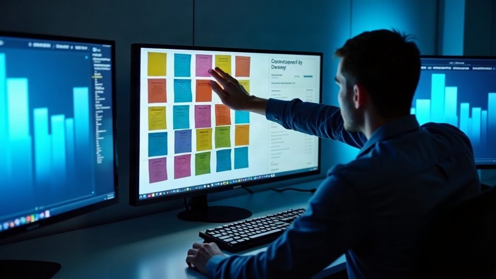 Paca: Scrum-Board, auf dem KI-Agenten Tickets ziehen